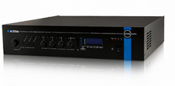 CVGAUDIO M-123Tmz - Профессиональный микшер-усилитель cо встроенным модулем источника сигнала (MP3/FM/Bluetooth) и 4-мя управляемыми спикерными зонами, используемый для качественных систем трансляции 