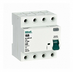 УЗО-03 ВДТ 4P 16А 30мА AC 6кА (14232DEK)