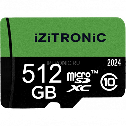 IZITRONIC Карта памяти microSDXC 512GB