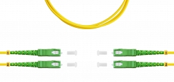 Патч-корд ВО SM(G.652.D), SC/APC-SC/APC, 3.0мм, duplex, LSZH, 5м (09-0665)