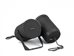 CVGAUDIO SPP5TBL - Звуковой прожектор для систем Public Address, 3.75 / 7.5 / 15 W - 100V, IP65, пластиковый корпус, черный