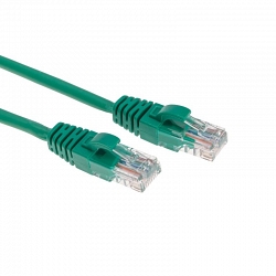 Патч-корд U/UTP, CAT 5e, RJ45-RJ45, 26AWG, LSZH, зеленый, 0,5м  REXANT (02-0106-05)