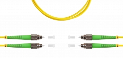 Патч-корд ВО SM(G.652.D), FC/APC-FC/APC, 3.0мм, duplex, LSZH, 1м (09-0602)