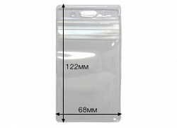 карман для бейджей вертикальный IDT10, 1уп.(100шт.)