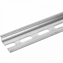 DIN-рейка L-150 мм перфорированная оцинкованная (0,8мм) (PR08.5999)