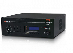 CVGAUDIO R-103m - Профессиональный 2-х канальный стереофонический микшер-усилитель, 2x50W/8ohm, 2x75W/4ohm, 4-8ohm, 3 Line input - 2RCA, встроенный USB/SD плеер, FM тюнер, Bluetooth, Mic input TRS/XLR