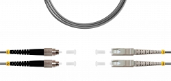 Патч-корд ВО MM(OM1), FC/UPC-SC/UPC, 3.0мм, duplex, LSZH, 2м (09-12102)