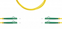 Патч-корд ВО SM(G.652.D), LC/APC-LC/APC, 3.0мм, duplex, LSZH, 3м (09-0639)